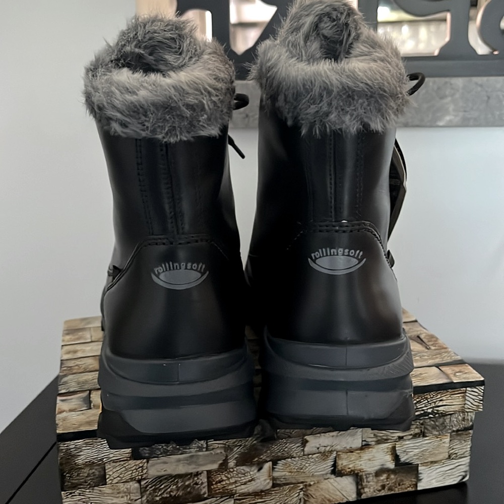 NWT GABOR (10) ROLLINGSOFT Classic Ankle Boots Lightweight Leather Waterproof - Picture 10 of 15